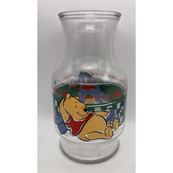Disney | Dining | Vintage Winnie The Pooh Eeyore Anchor Hocking Glass ...